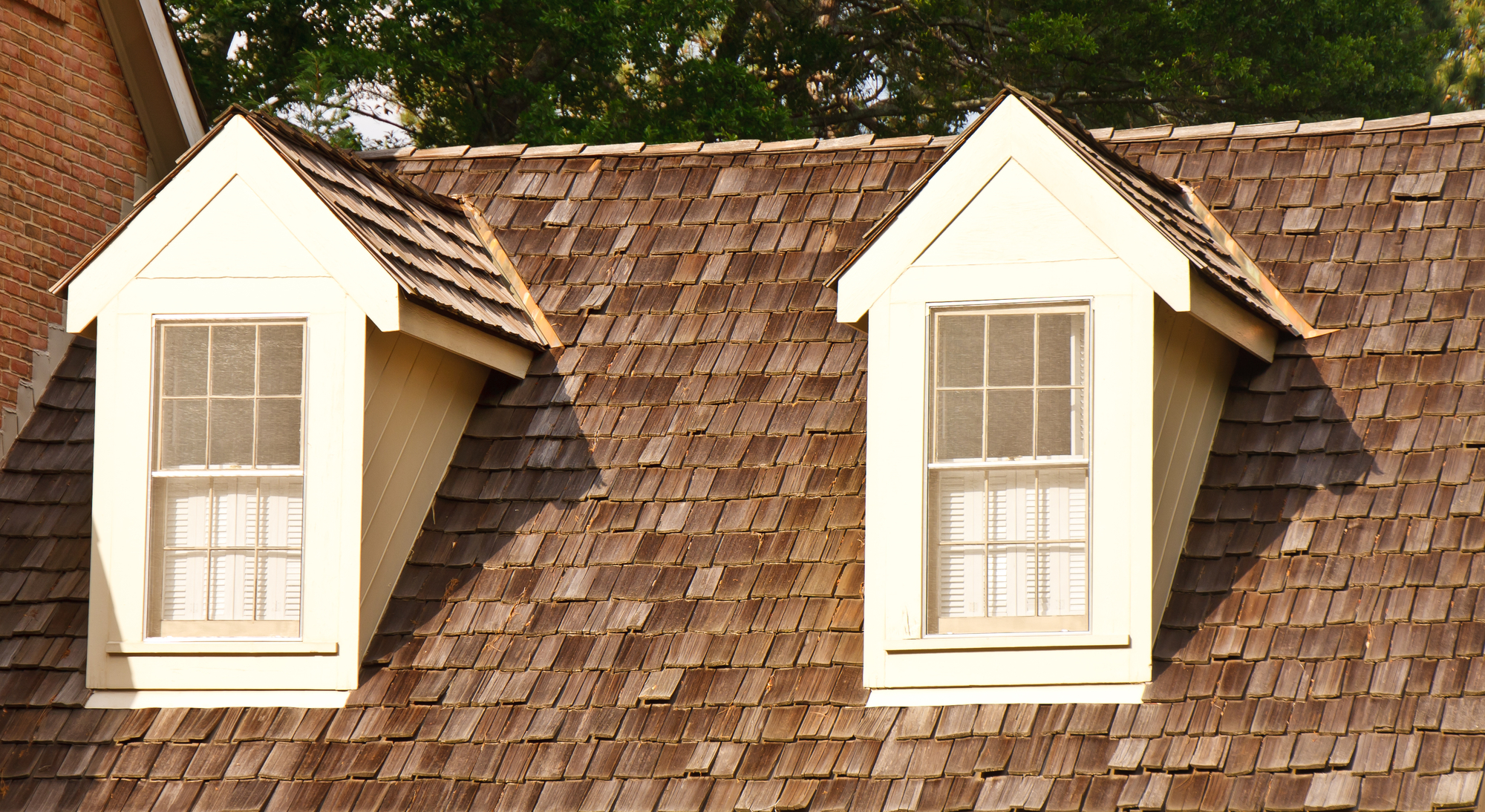 Wood Shingle Roof with Dormers