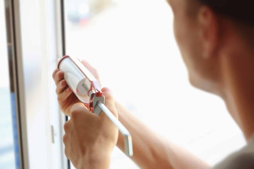 Applying Caulk Over Caulk