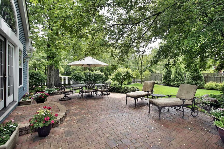 What Size Patio Should You Build Here, Typical Patio Table Size