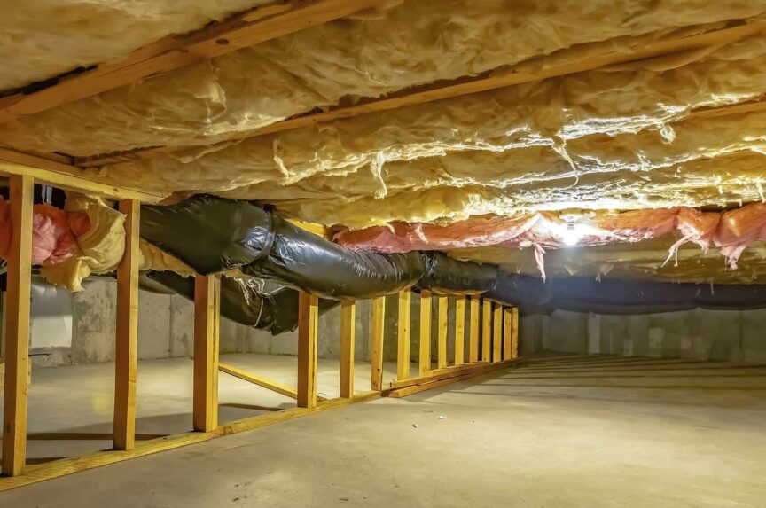 Insulated Crawl Space