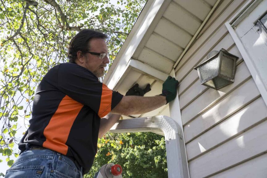 Water Behind Vinyl Siding