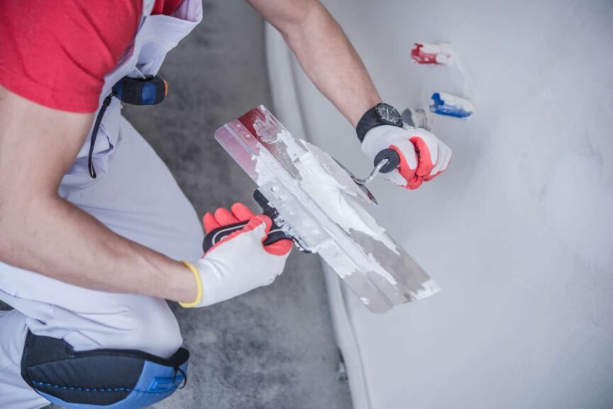 Applying Sheetrock Mud