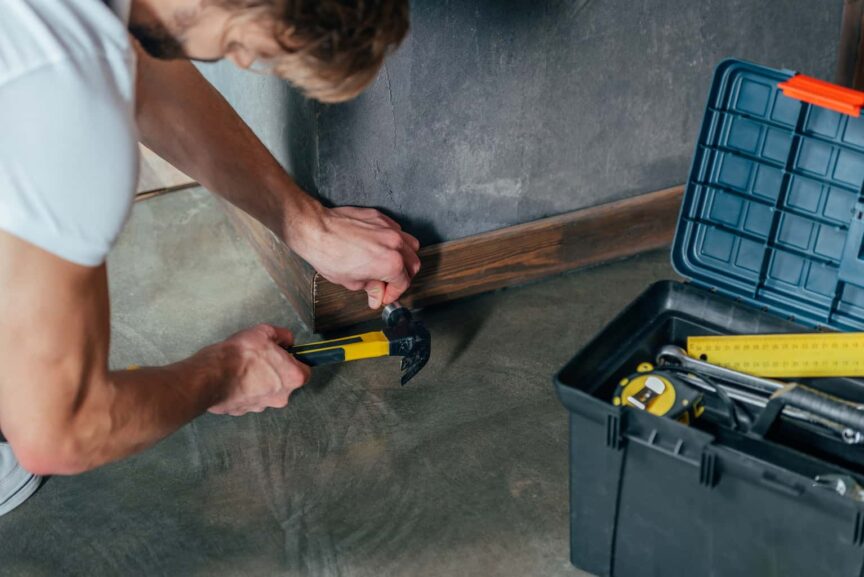 Baseboard Installation Over Carpet