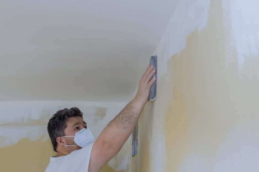 Sanding Drywall Mud