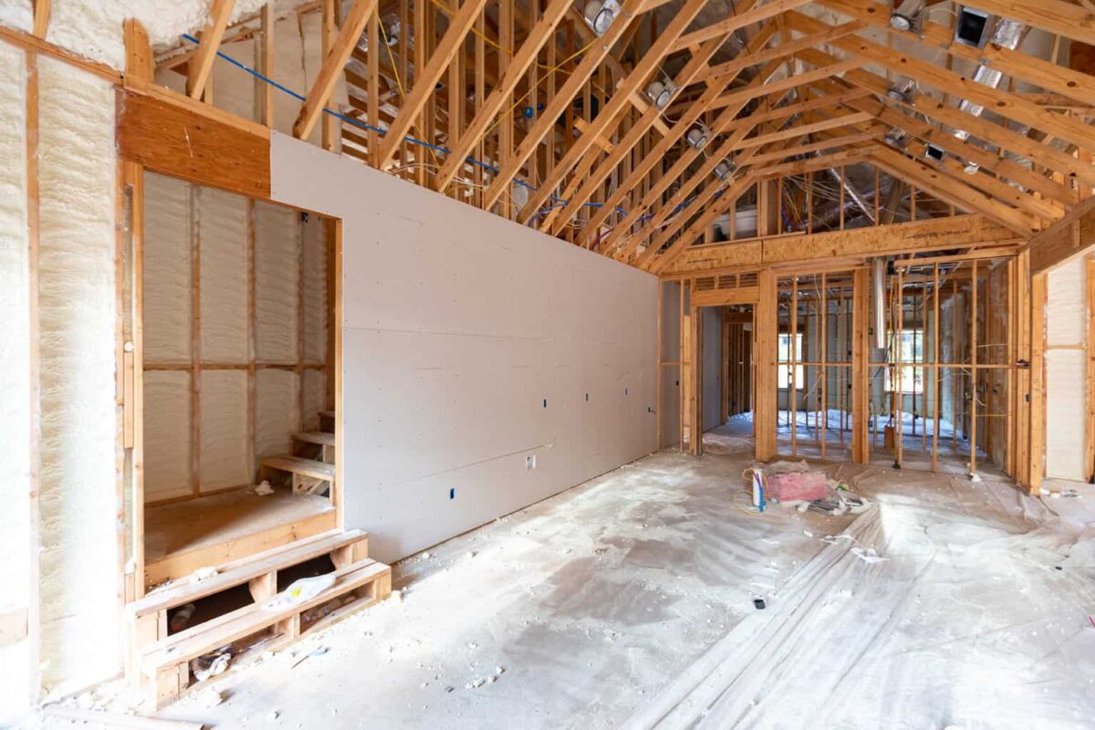 Can You Sheetrock Walls Before the Ceiling?