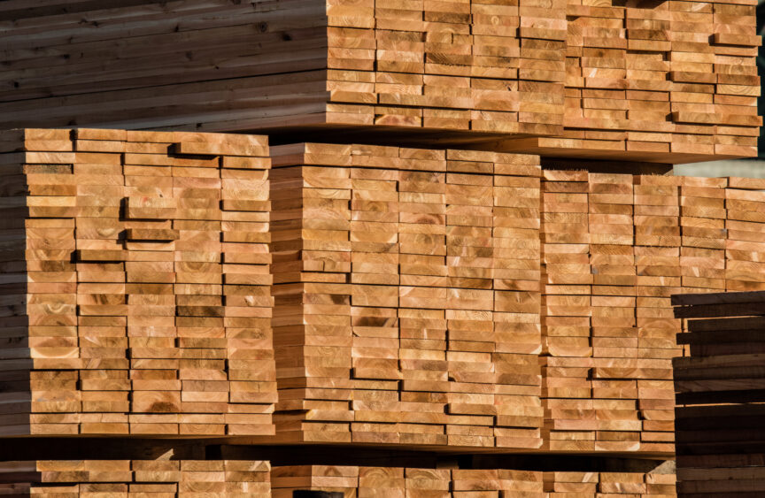Rough-cut Lumber